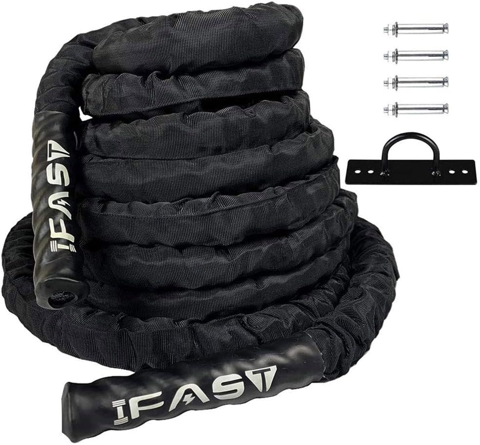 30ft Heavy Dacron Exercise Battle Rope Pack of 2 M86103