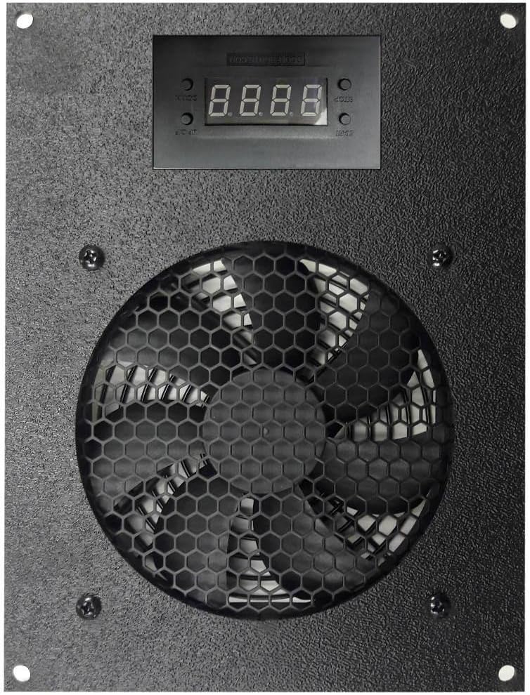 Programmable Thermostat Cooling Kit, Metal, Dual 120mm, Pack of 2 N130