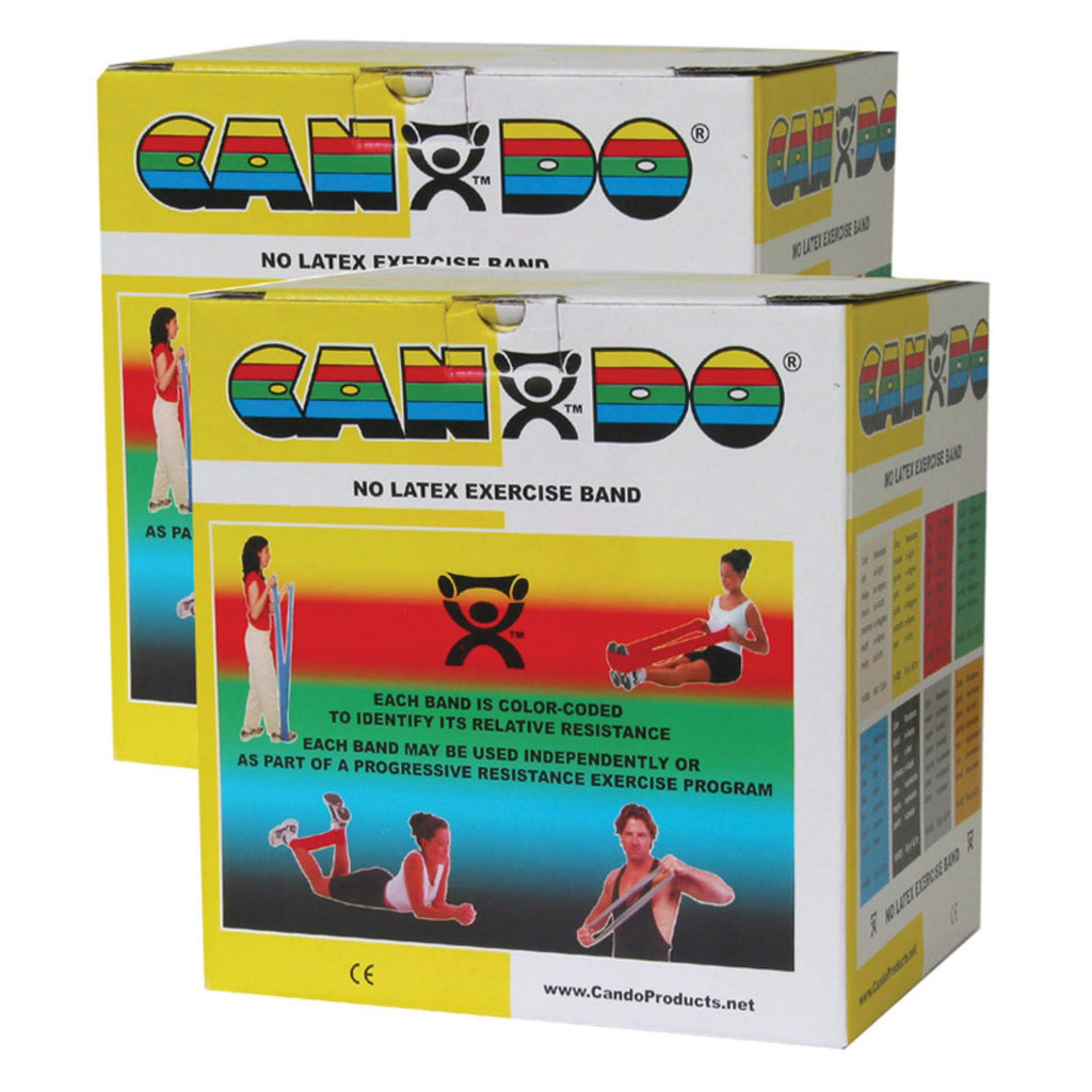 Latex Free Exercise Band - 100 Yard 2 x 50 Yard Rolls - Yellow U637895