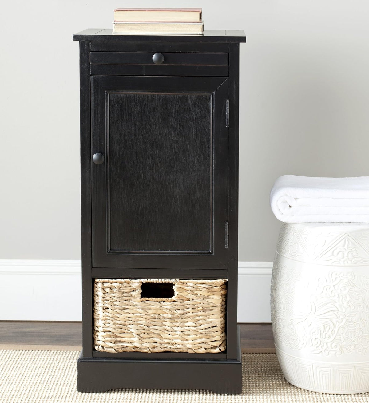 Vintage Grey Tall Storage Unit A731136
