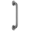 Matte Black Grab Bar with Traditional Round Flange L692
