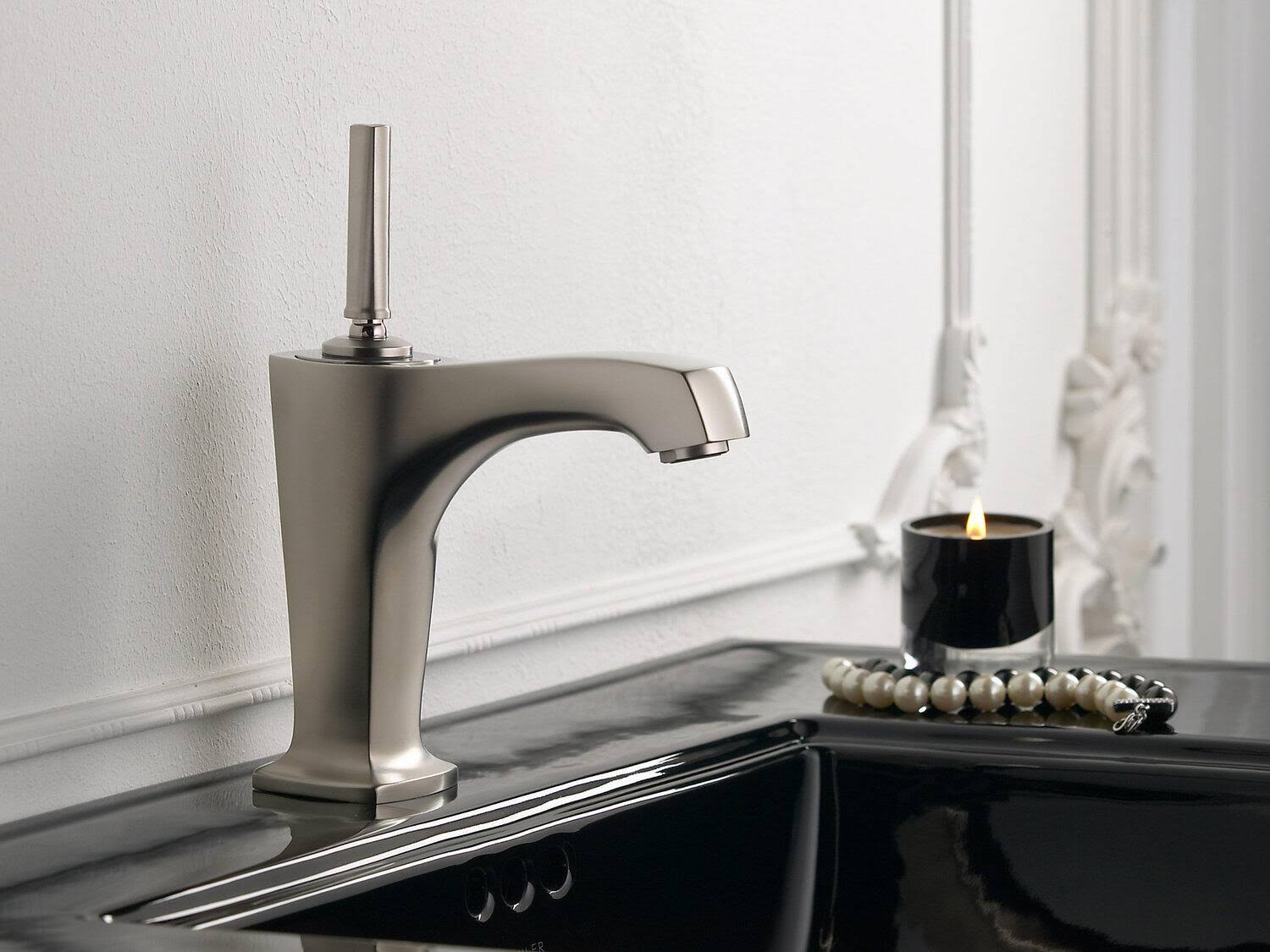 French Gold Single Hole Bathroom Faucet P51643
