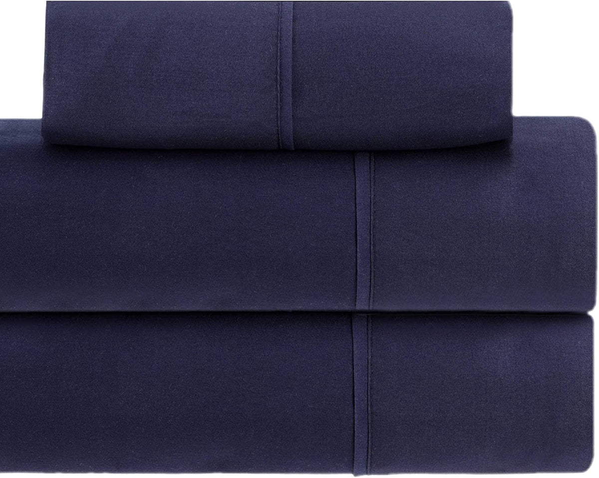 King Grey 4 Piece Brushed Microfiber Bed Sheets Set L63581