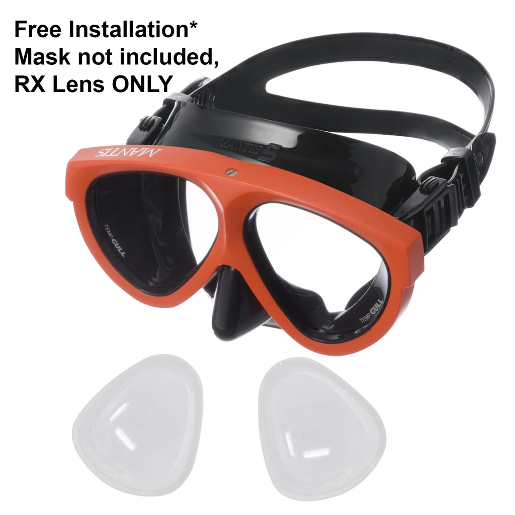 RX Nearsighted Lens for Gull Mantis 5 Dive Mask G41737