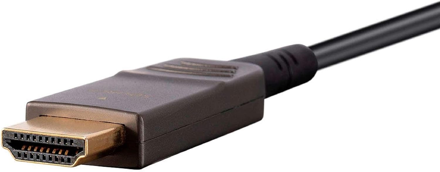 Ultra High Speed HDMI Cable 50 Feet Black Fiber Optic I9789