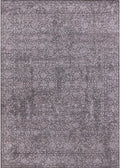 Rectangle Carbon Gray Oriental Area Rug, 2' x 3' D3579