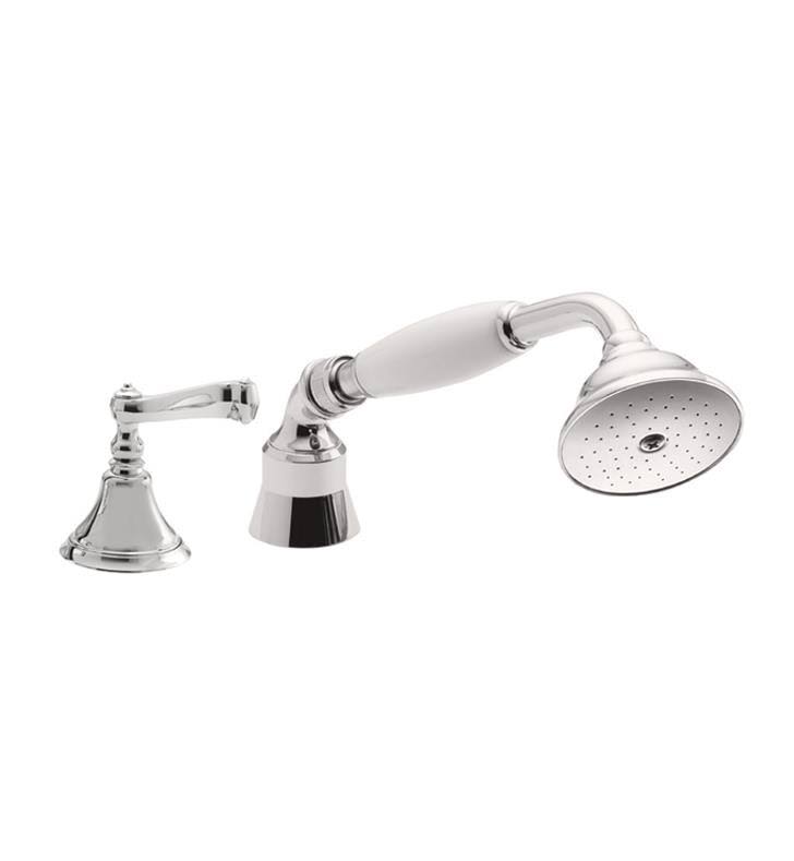 Antique Nickle Flat Handshower and Diverter Trim E7188
