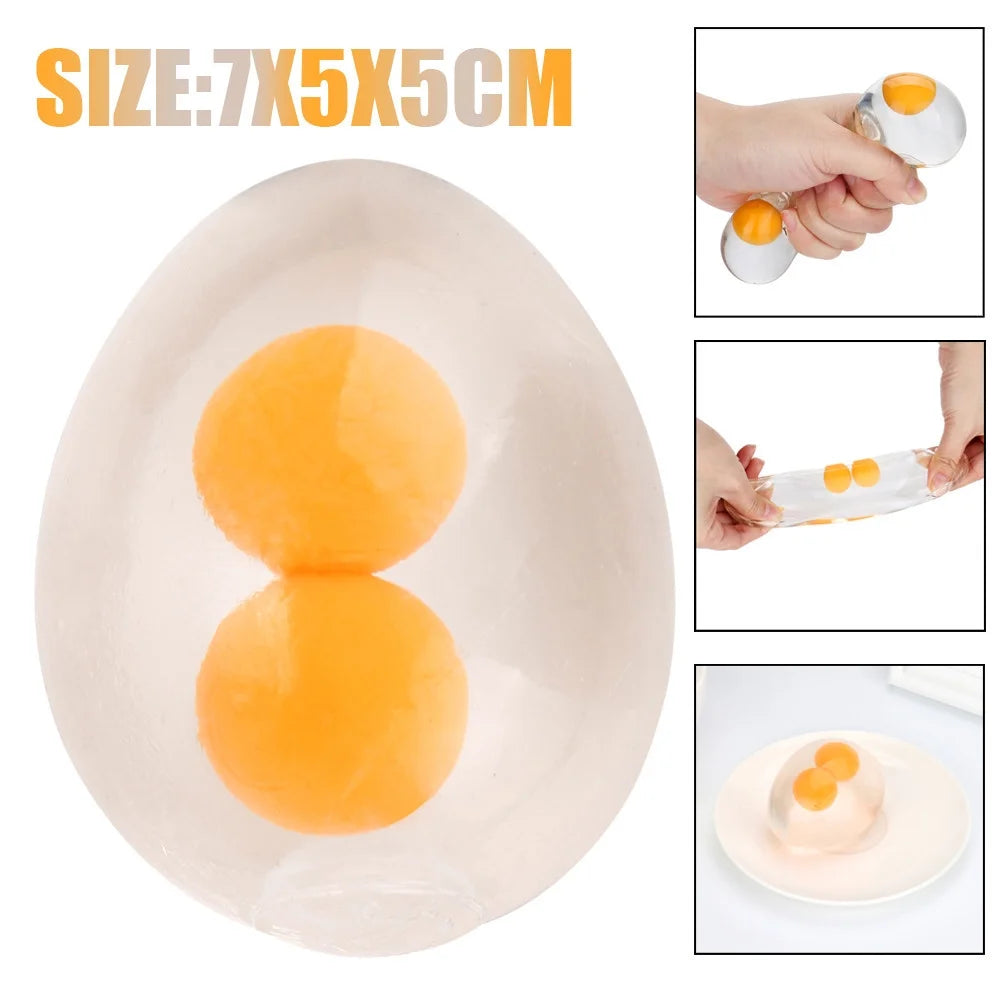 Squishy Egg Ball Stress Toy 80Ml J9298