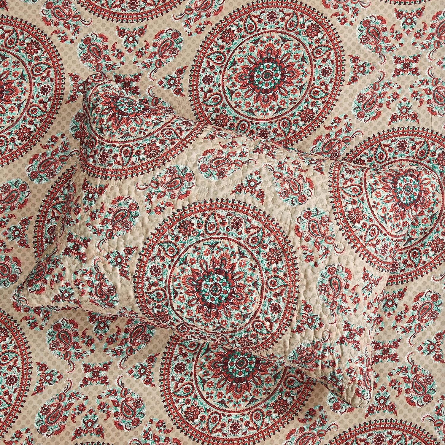 Cal King Medallion Bedspread Coverlet O7275