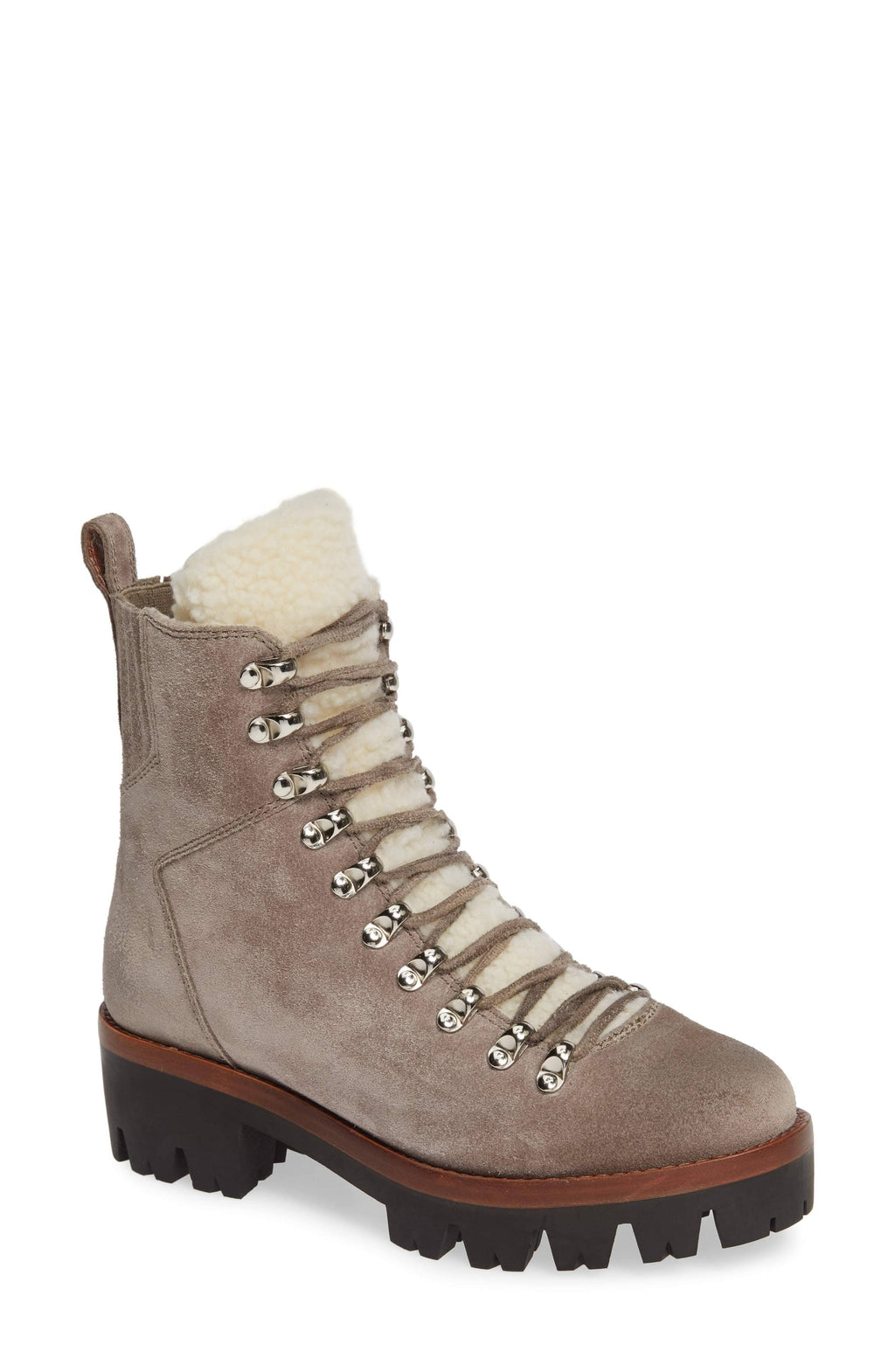 Taupe Suede Ivory Boots E115