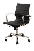 Black Leather Office Chair Q1353