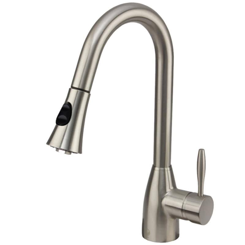 Undermount Stainless Steel Kitchen Sink with Faucet, Two Grids, Two Strainers and Dispenser Y355