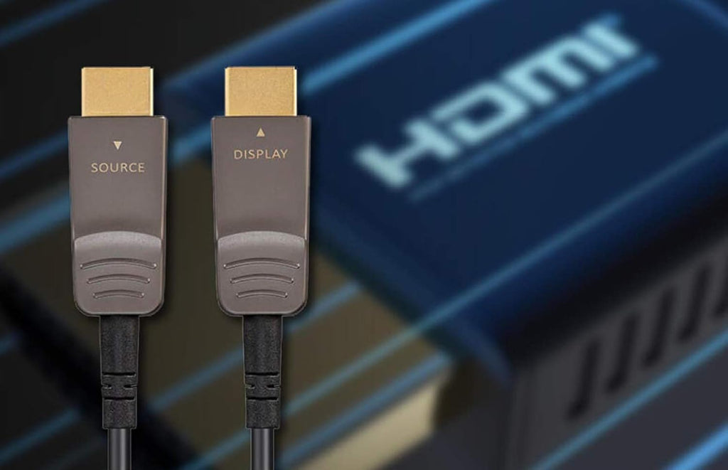 Ultra High Speed HDMI Cable 50 Feet Black Fiber Optic I9789