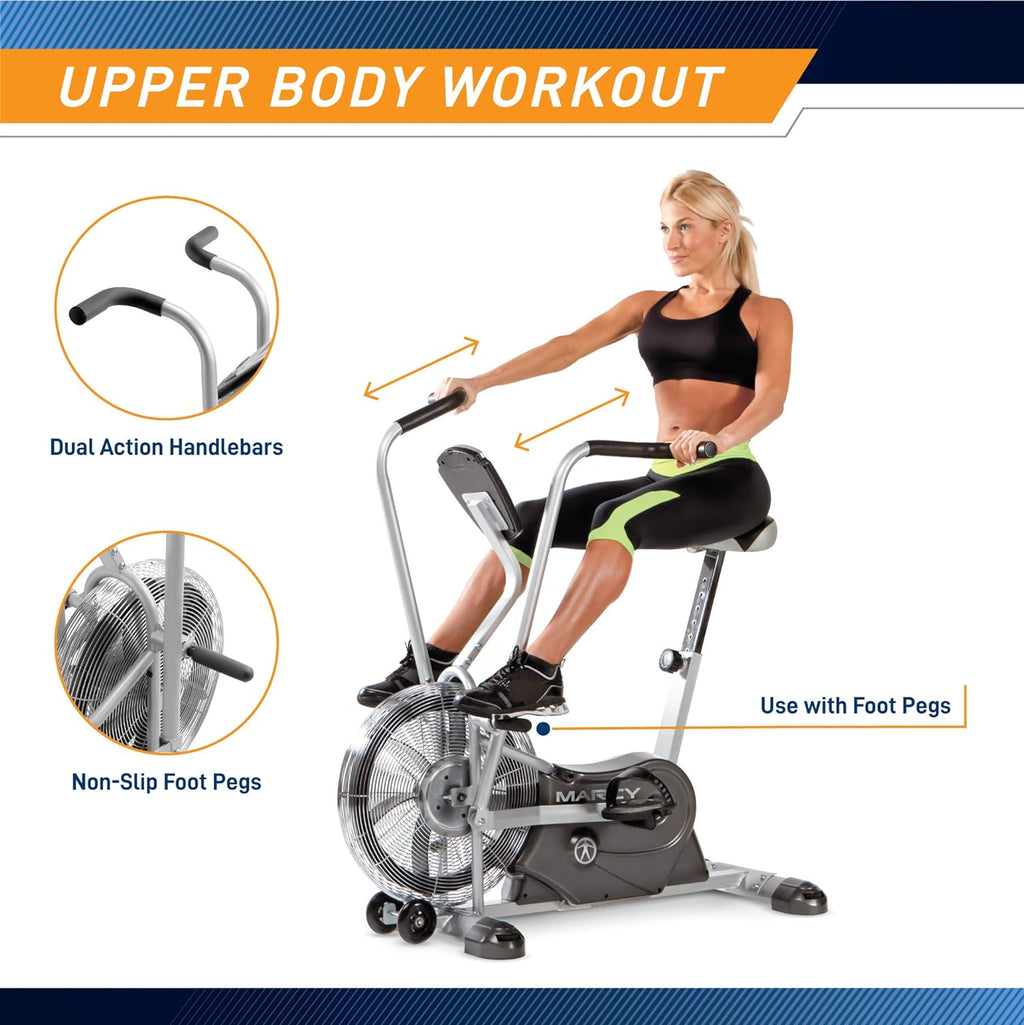 Black Upright Fan Bike U190941