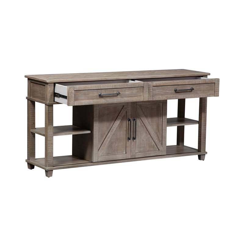 Transitional Sofa Table in Tan V798355
