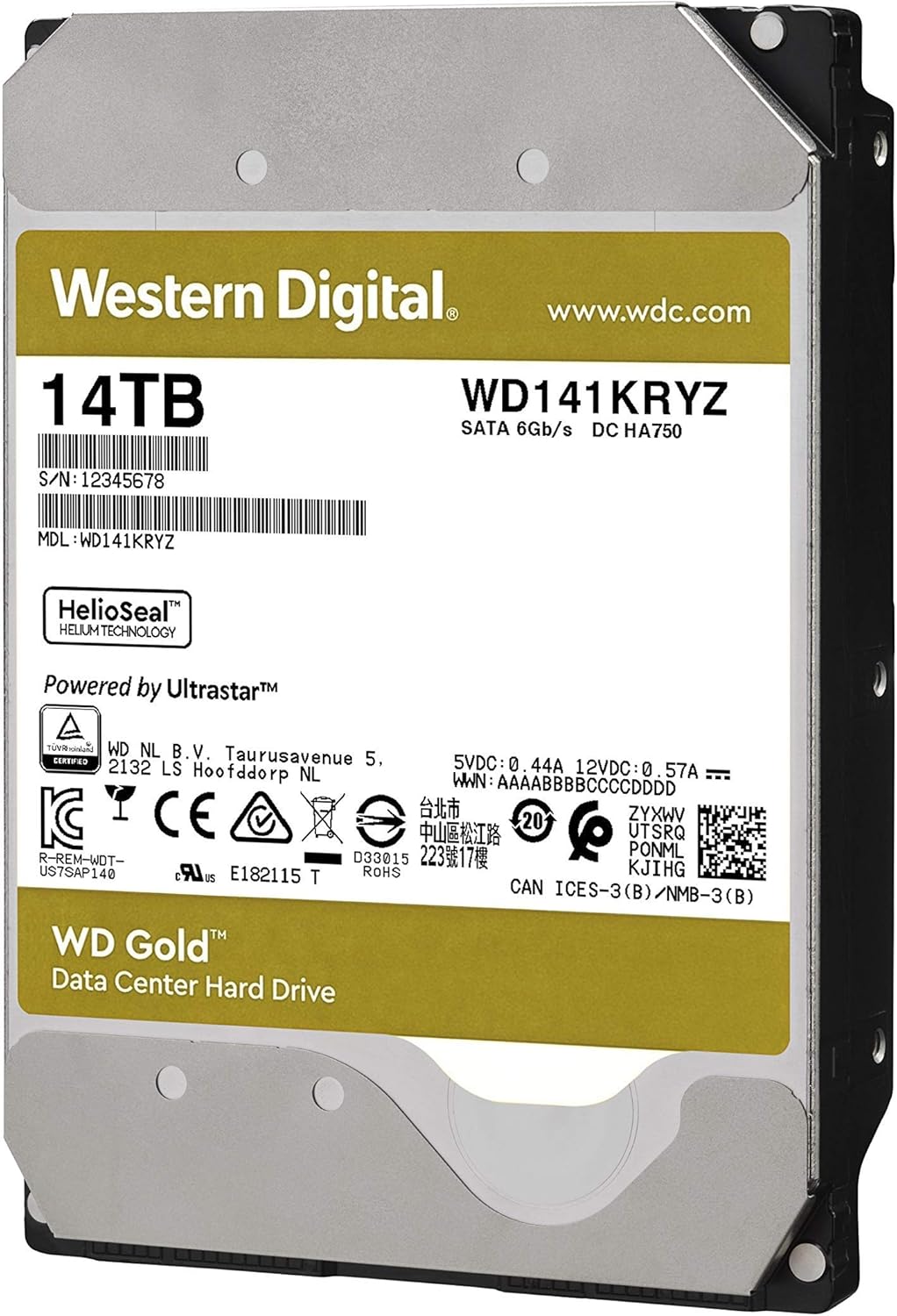 14TB Enterprise Class Internal Hard Drive SATA 6 Gb/s 7200 RPM 512 MB Cache 3.5 Y4699