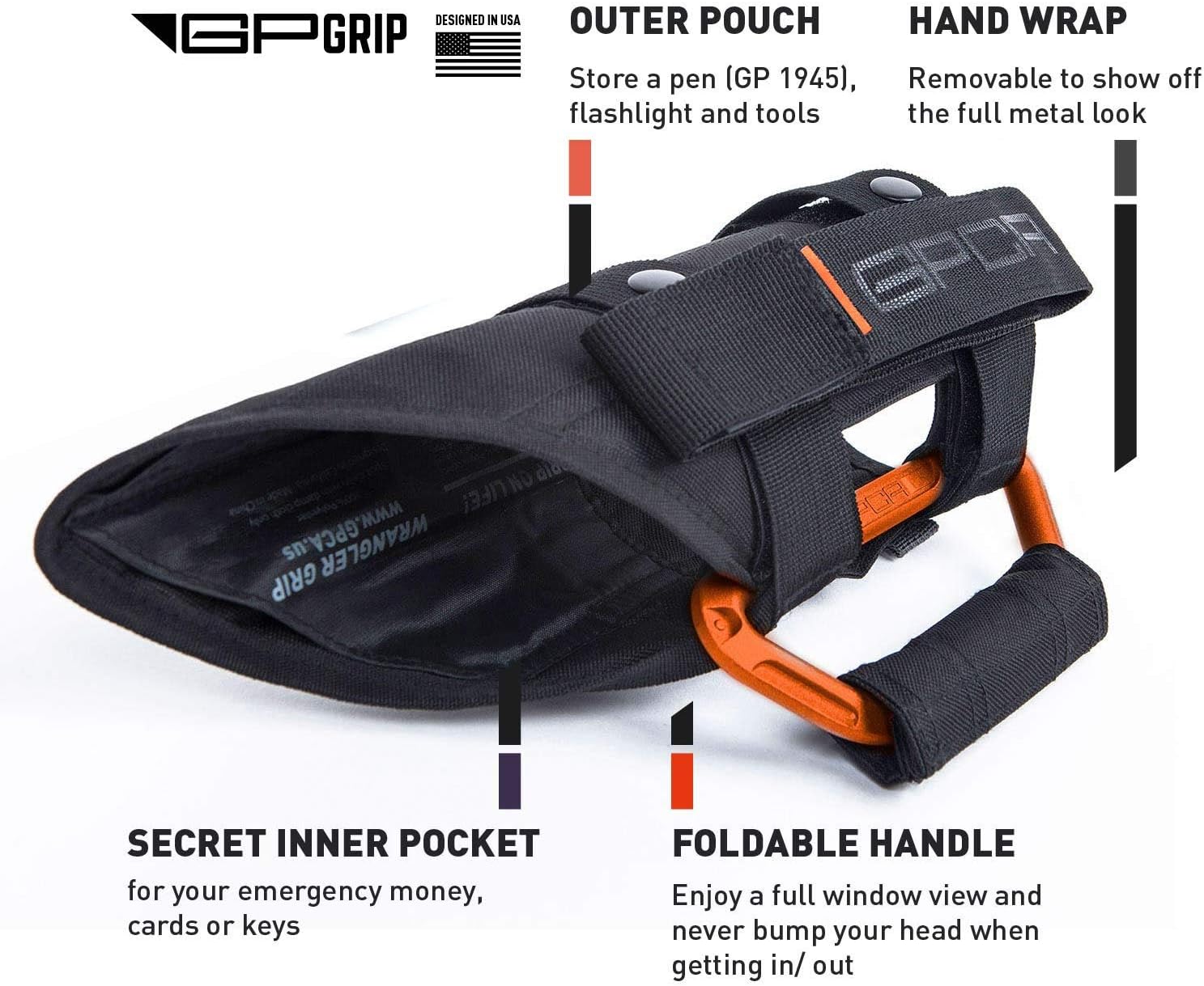 Patented Pair Grab Handle for Wrangler P69636