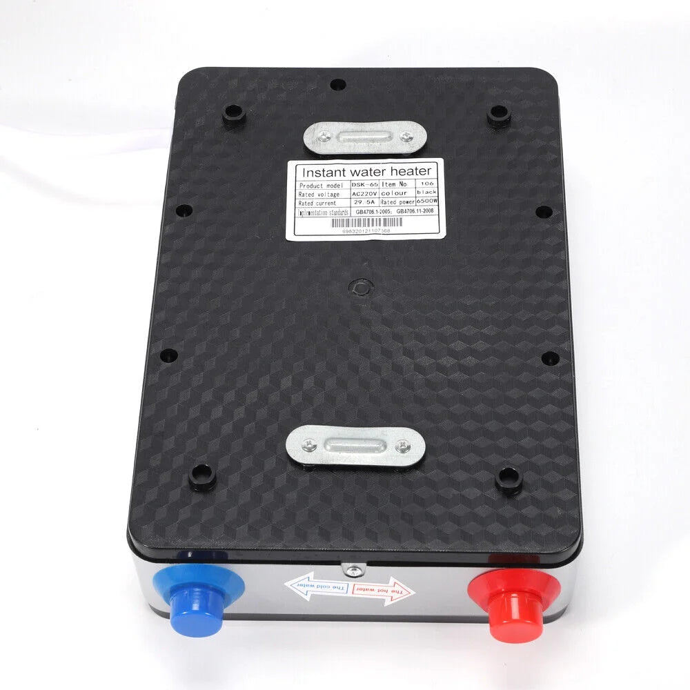 Black Compact Instant Hot Water Heater G858