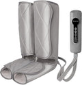 Leg Massager with Heat, Air Compression Foot and Calf Massage Machine, 3 Modes 4 Intensities Adjustable Leg Wraps O942