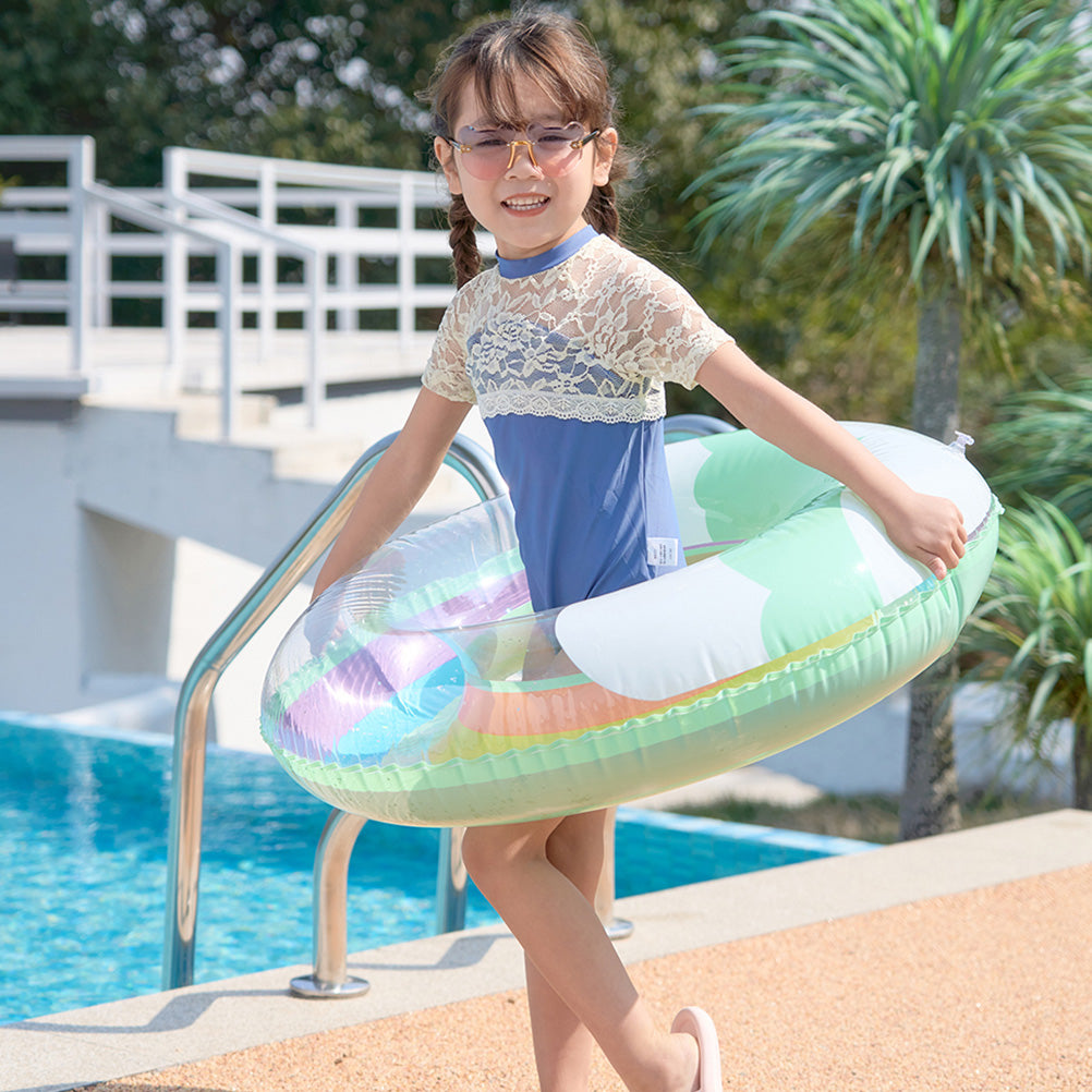 Inflatable Swimming Ring with Sequin Design B3744