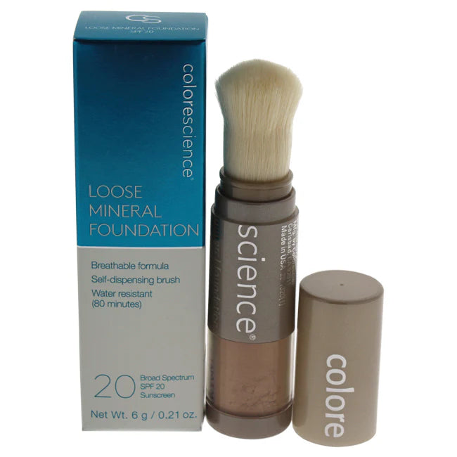 Loose Mineral Foundation Brush SPF 20 Tan Natural 0.21 oz Y625