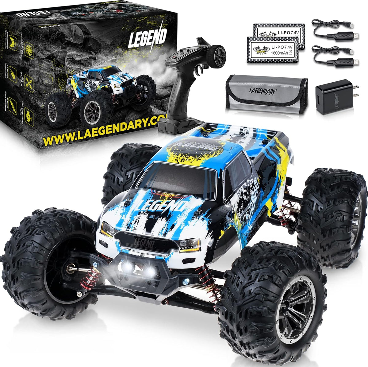 Brushless RC Monster Truck 4x4 Off Road Electric K261917