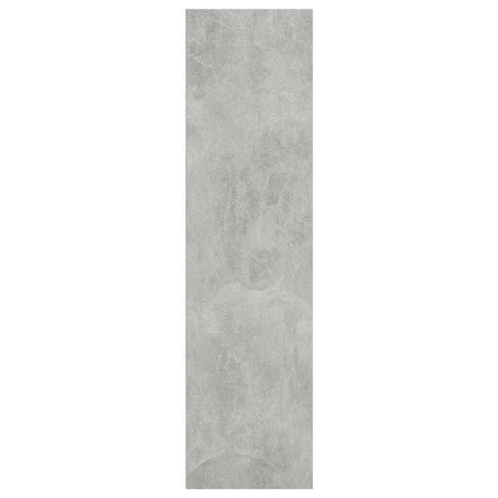3-Tier Book Cabinet Concrete Gray Chipboard A251