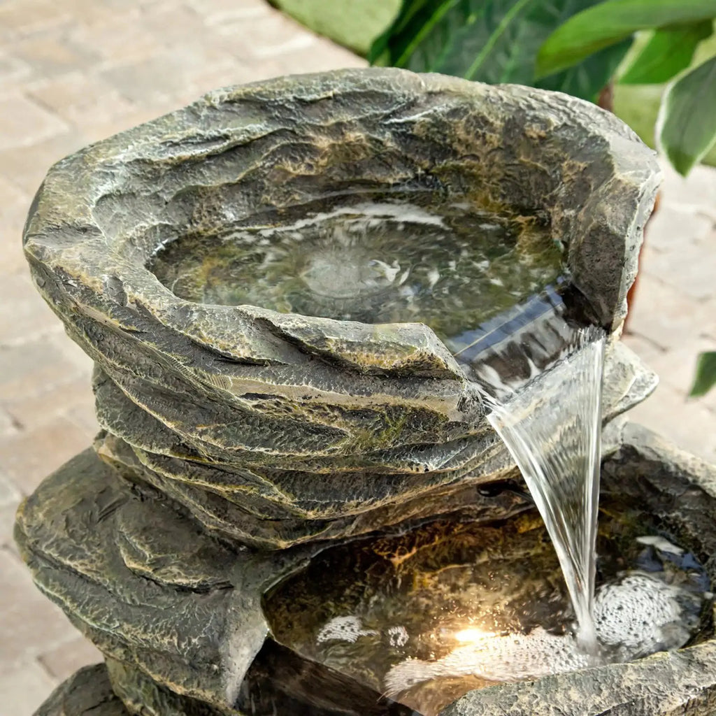 Five-Level Rock Waterfall Fountain K414321