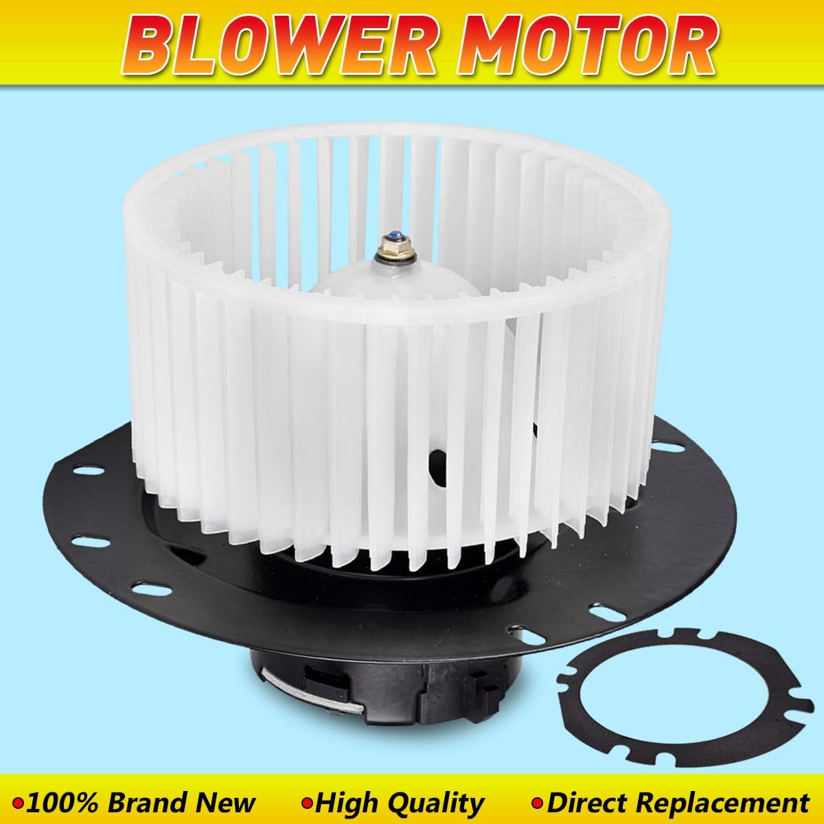 HVAC Plastic Heater Front Blower Motor with Fan Cage, Pack of 2 I652057
