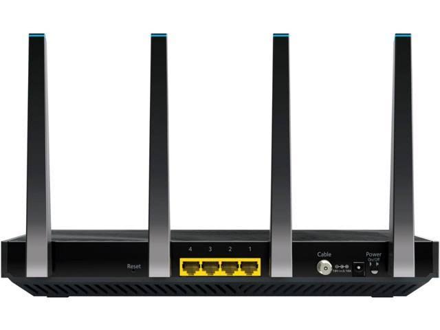 Nighthawk X4 Dual-Band AC3200 Router with 24 x 8 DOCSIS 3.0 Cable Modem C38116