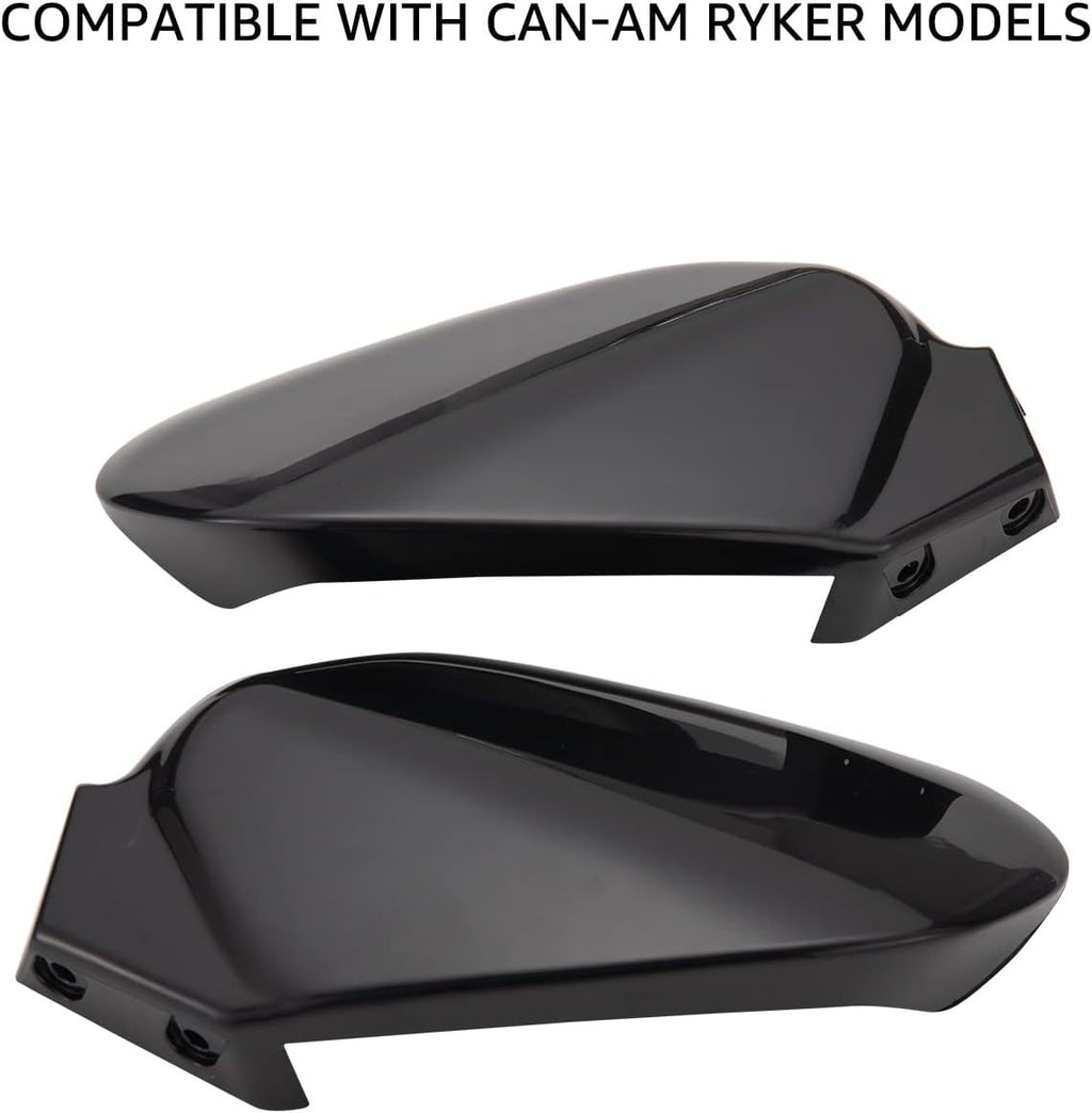 Black Plastic Hand Guards Wind Deflector Kit 2PCS Z20144