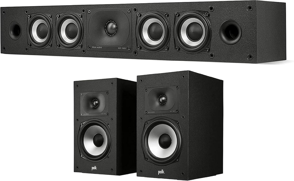 Pair of Bookshelf Speakers, Midnight Black G538