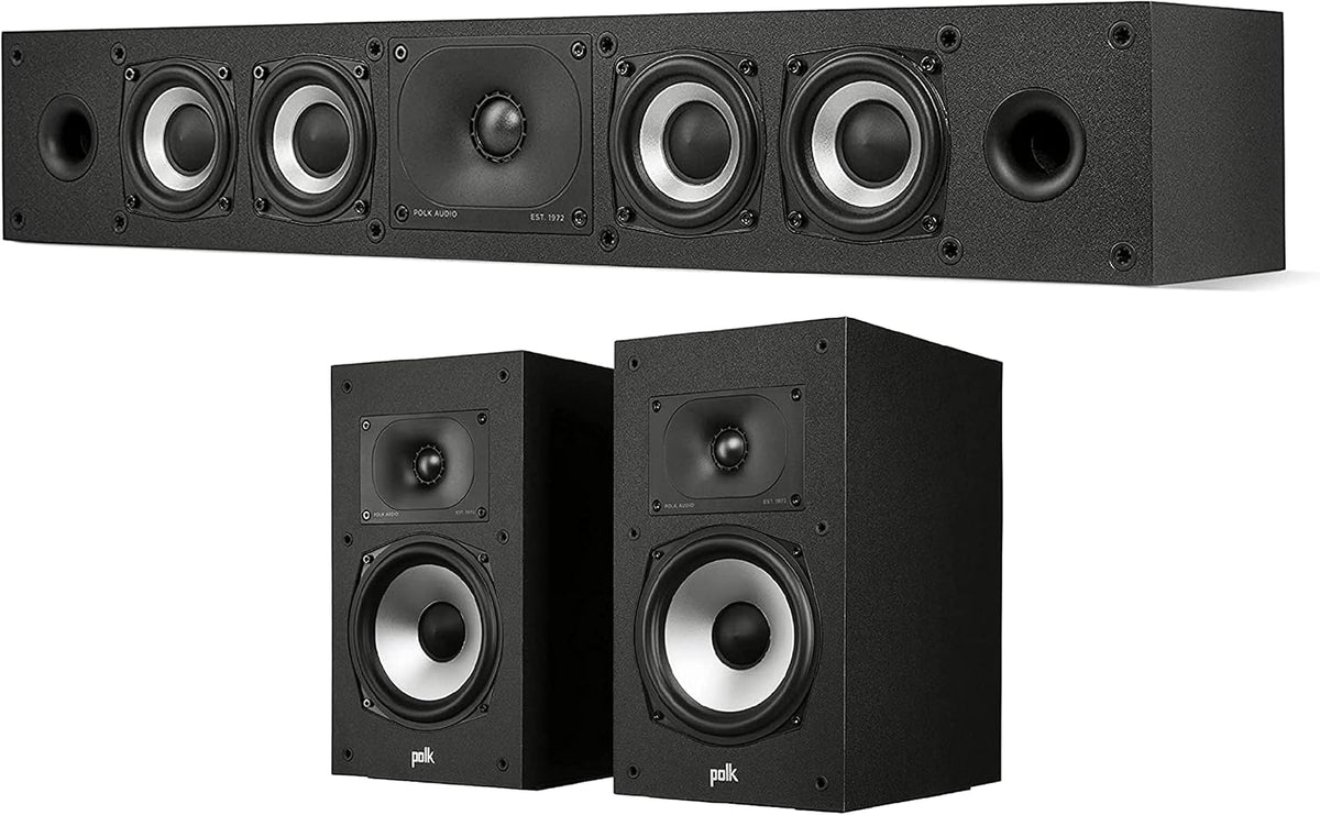 Pair of Bookshelf Speakers, Midnight Black G538