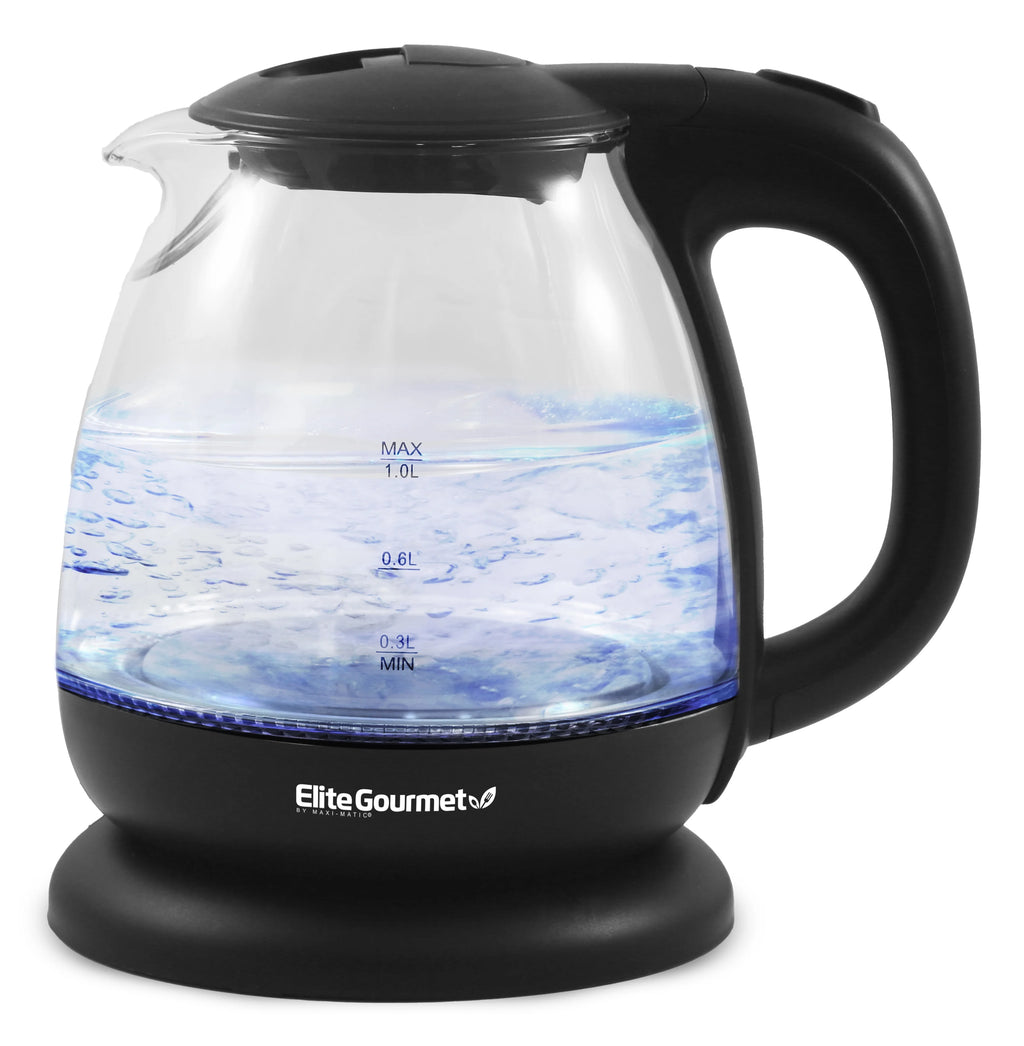 Black Electric Glass Water Kettle T856363
