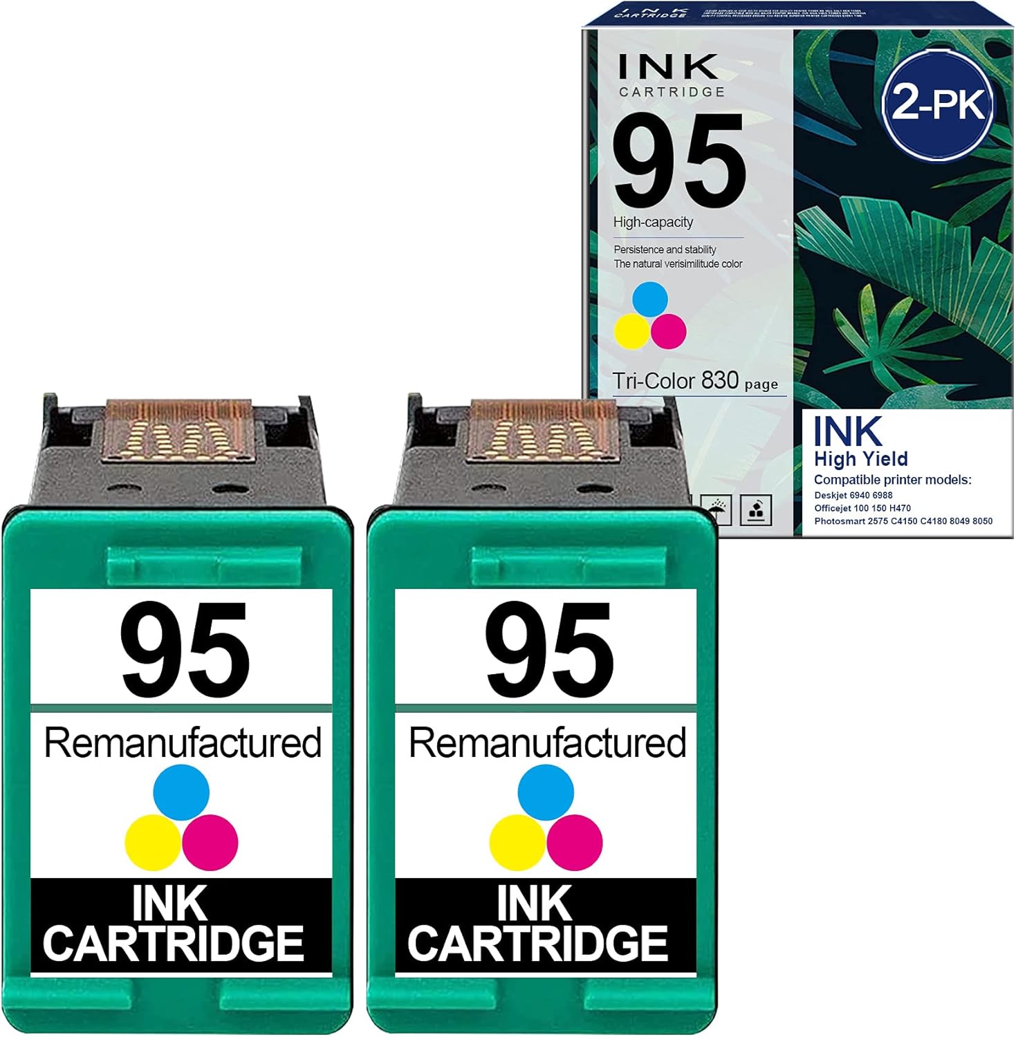 95 Ink Cartridge Tri-Color 2 Pack J973