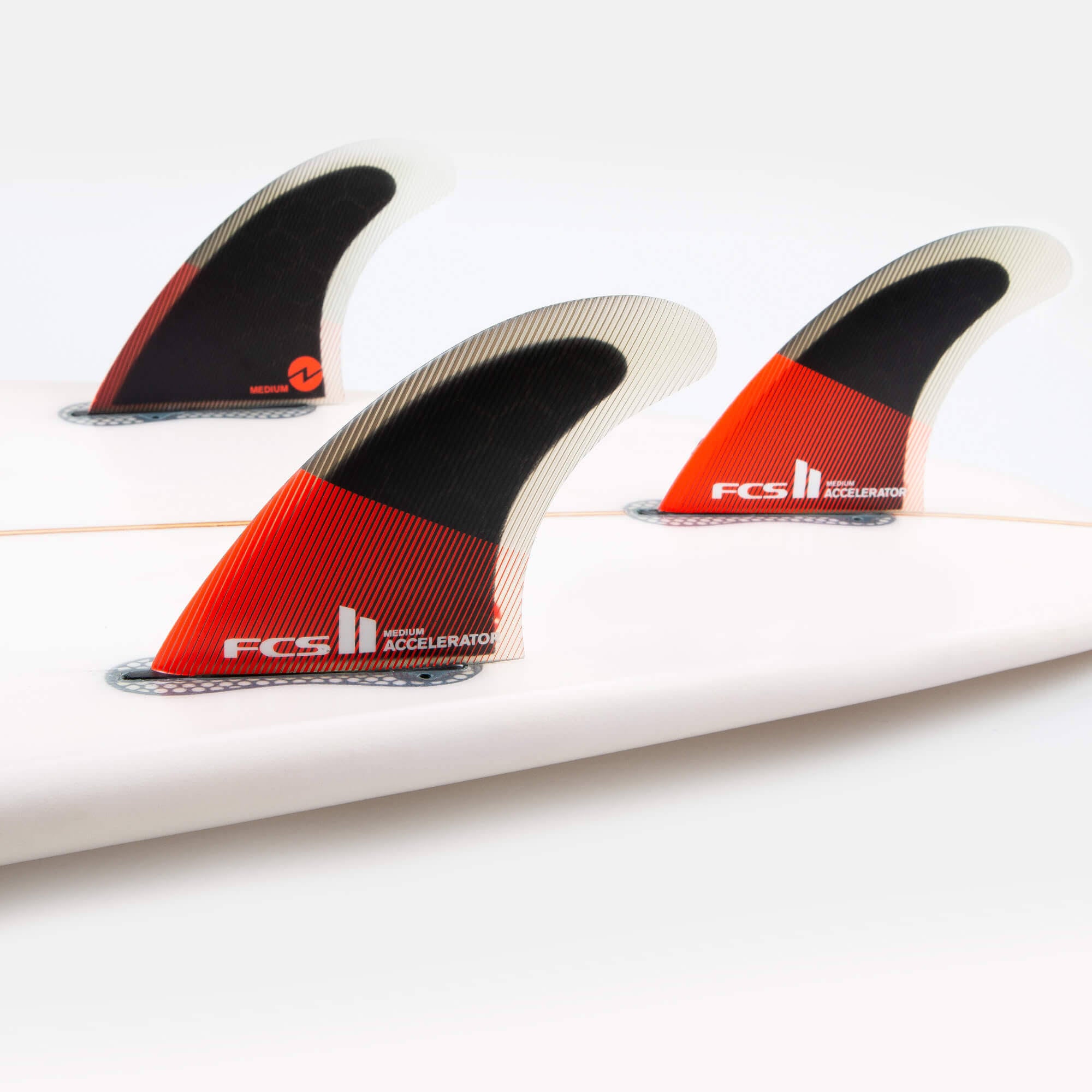 Red/Black Tri Fin Set N144
