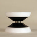 Black and White Yo-Yo with Mirror Center T316118