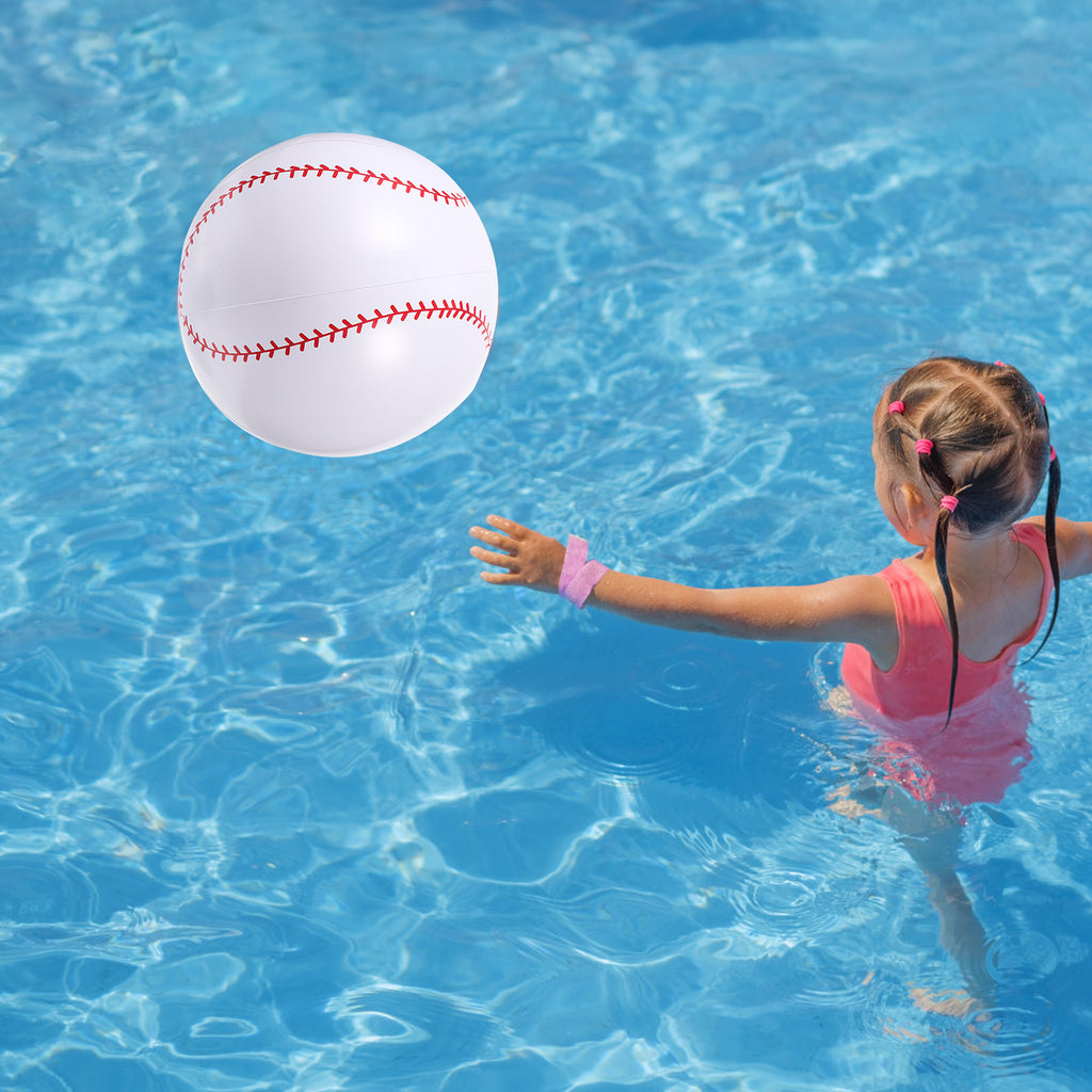 6 Pcs Inflatable Baseball PVC Toys for Toddlers F37741