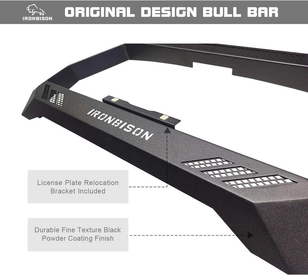 Black Front Bumper Brush Grille Guard U78145