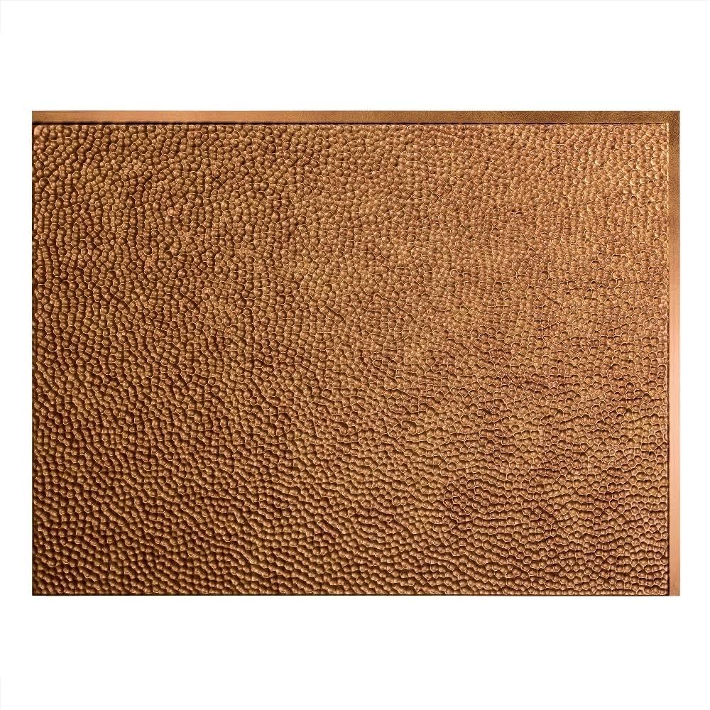 Antique Bronze Hammered Backsplash V29404