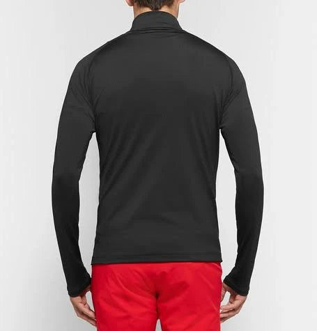 Men Halfzip Black Casual Jacket T465508