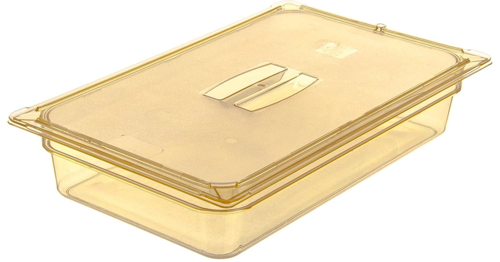 High-Heat Full-Size Food Pan, 12.7 qt, 20-3/4 x 12-3/4 x 4", Amber, Case of 6 W9797