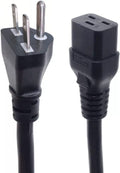 NEMA 6-15P to IEC C19 Power Extension Cord, 6ft M35992