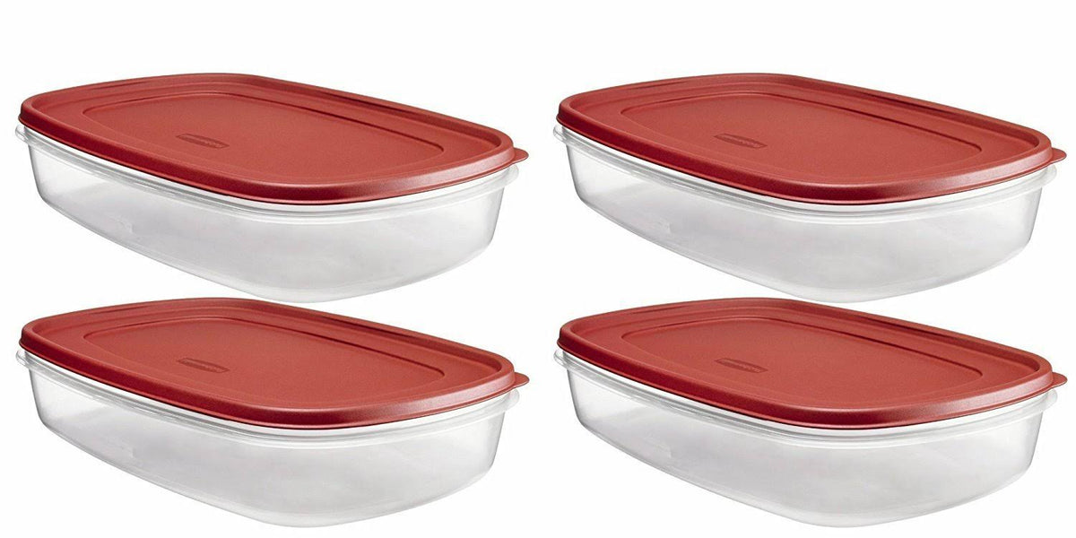 BPA-Free Plastic Food Storage Container 1-1/2 Gal (4-Pack) N5910