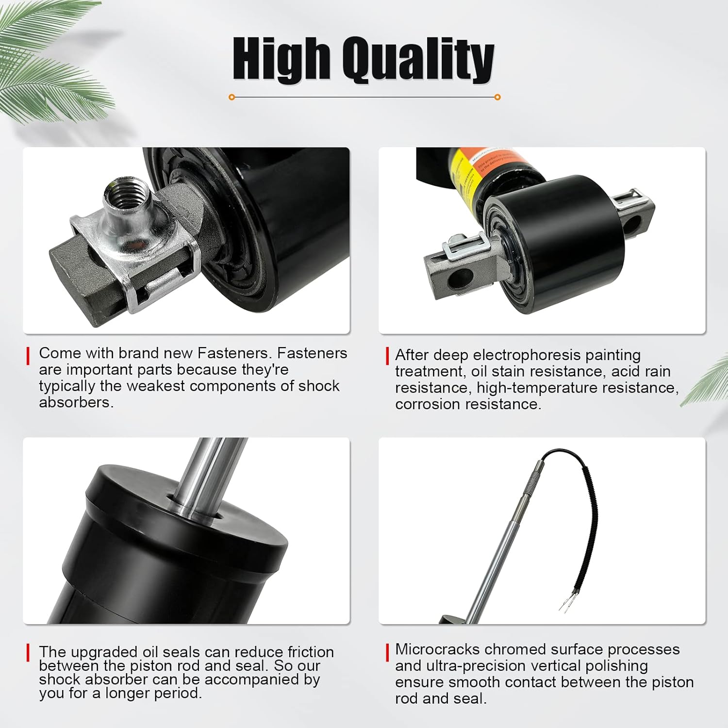 1Pair Front Shocks Absorbers w/Magnetic B76463