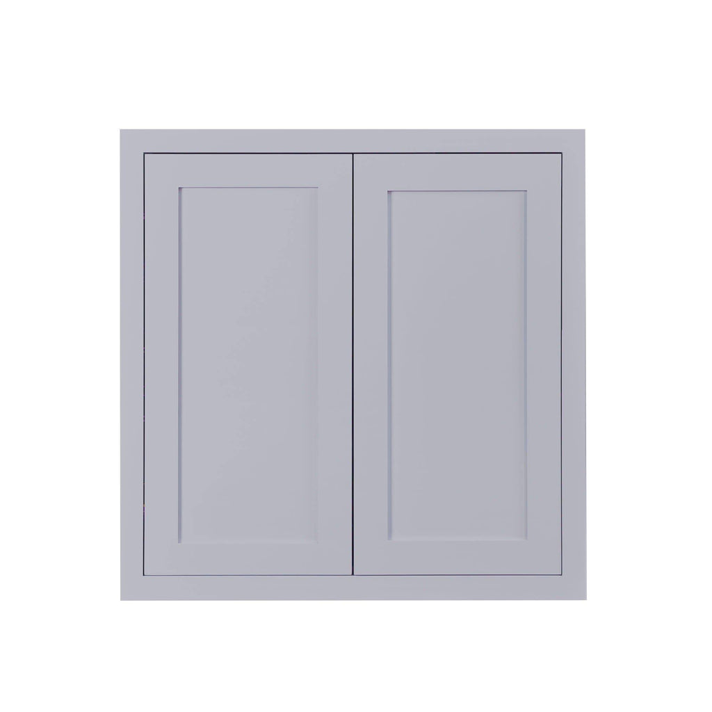 30 inch Wide 30 inch Tall 14 inch Deep Light Gray Kitchen Cabinet W629