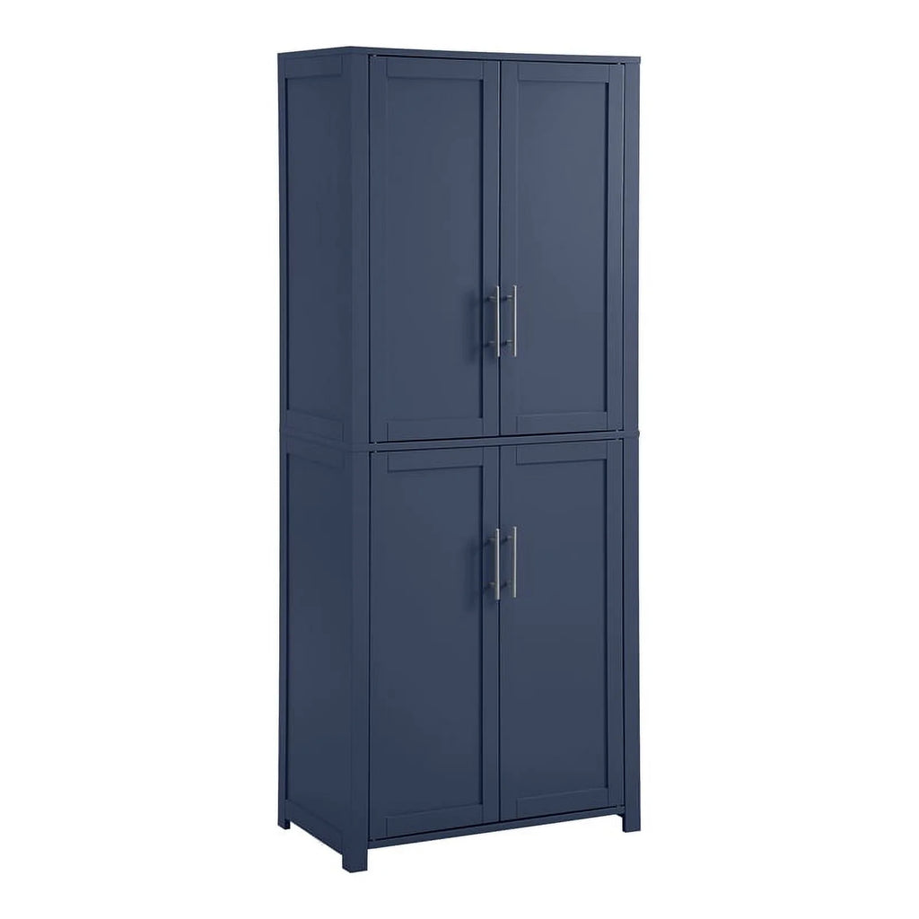 Navy Wood Kitchen Storage Pantry Z2533