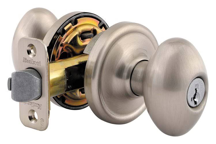 Iron Black Finish Entry Door Lock U856292