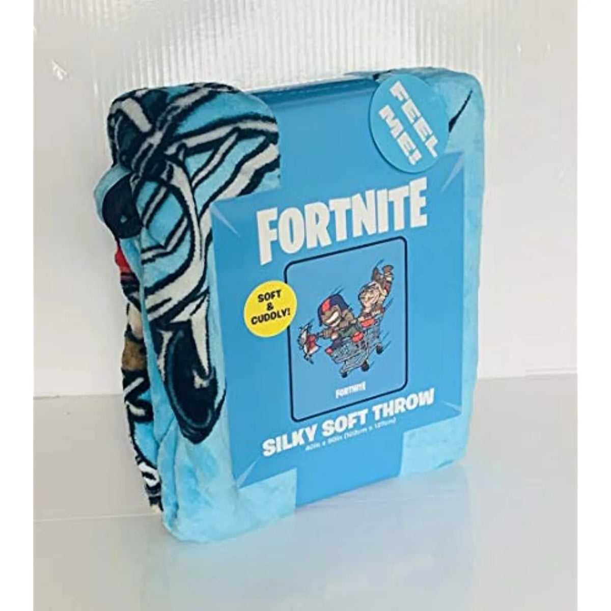 Blue Microfiber Throw B284693