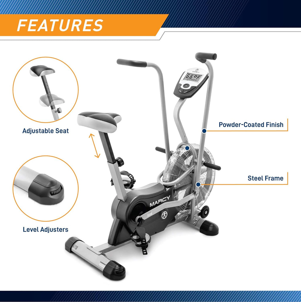 Black Upright Fan Bike U190941